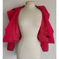 Vintage 90s YSL Saint Laurent Blazer Fuschia Silk Rive Gauche