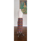 Vintage Folk Costume Apron Skirt Tapestry Weave Style Red Blue Patchwork