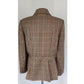 Vintage 70s Bill Blass Wool Blazer Houndstooth Wool Jacket Neiman Marcus / L