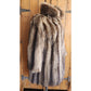 Vintage 1970s Fur Coat Brown Silver Raccoon Revillon S/M