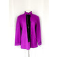 Vintage 80s Gloriah Walsh Jacket Purple Wool Wearable Art