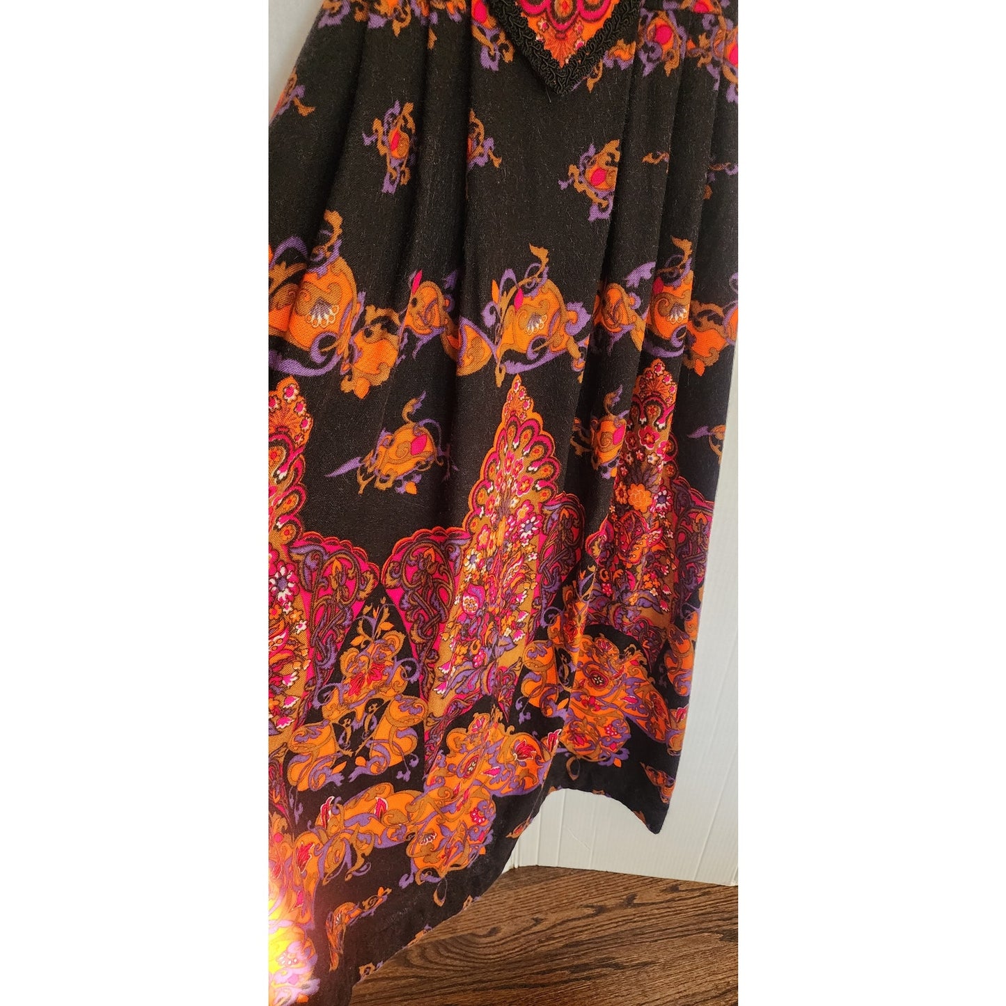 Vintage Dirndl Dress Boho Maxi Traditional Austrian Folk Costume Isola XS Juniors Teen