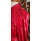 3.1 Phillip Lim Red Trench Coat Raincoat with Belt 2010s