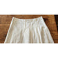 Vintage JIL SANDER Midi Skirt Paneled White Linen A Line w/Panels / Large