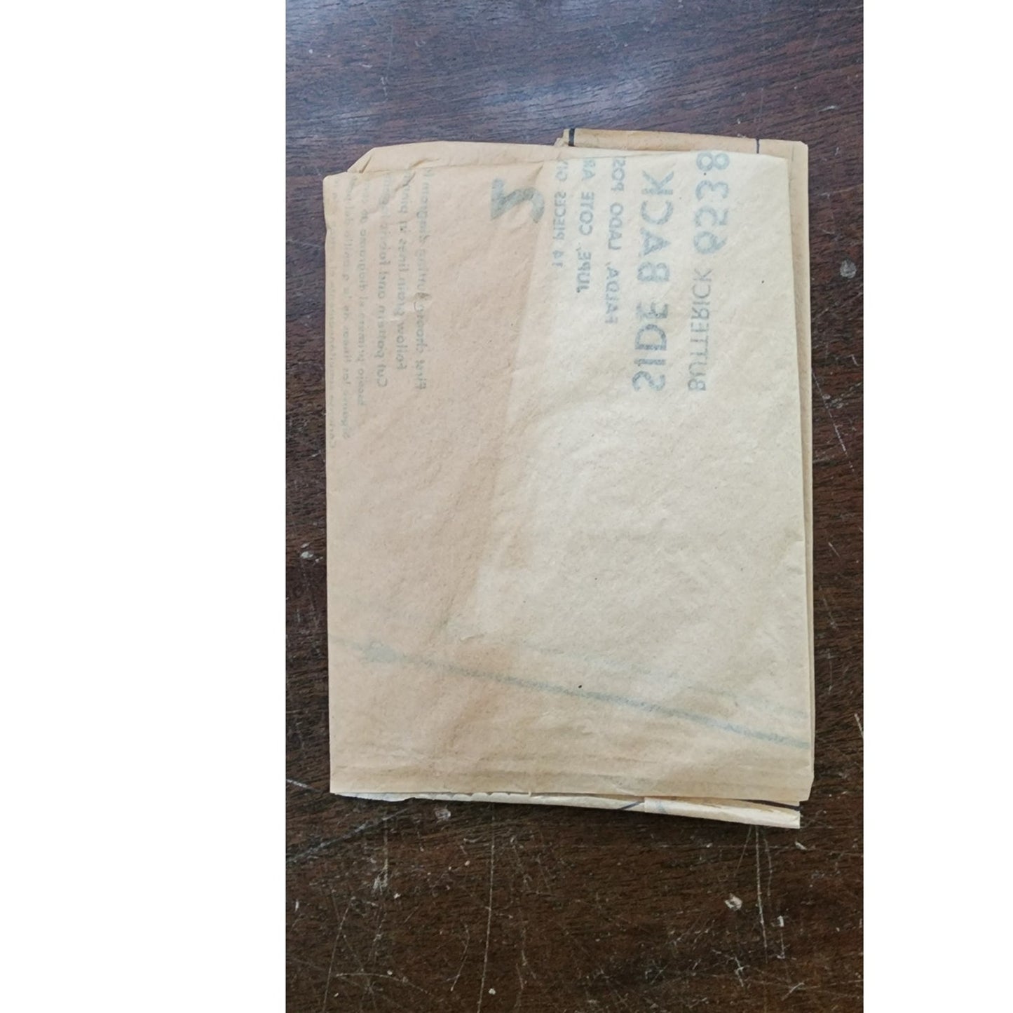 Vintage 50s Dress Sewing Pattern: One Piece Dress Wing Collar Butterick 6538 / Bust 34