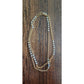 Vintage Chanel 1984 Necklace Double Strand Gold Chain Baroque Pearl Documented Runway Lagerfeld Era