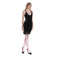 Vintage Y2K Bebe Black Bandage Dress Side Lattice Cutout Clubwear