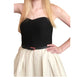 Jason Wu Dress Resort 2012 Strapless Party Midi Bubble Skirt Ivory Black Silk NWT Small