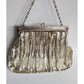 Vintage 50s Bag Silver Mesh Party Purse Whiting Davis