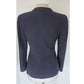Vintage 1990s Armani Blazer Navy Blue Wool Black Label Borgonuovo / S