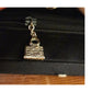 Vintage Judith Leiber Bag Black Satin w/ Crystal Handle
