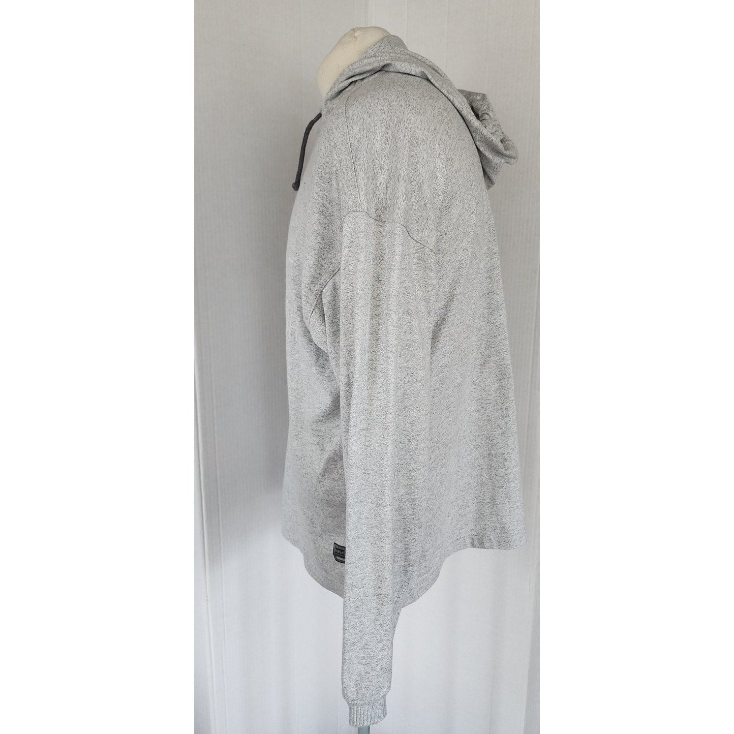 Vintage 90s MENS Versace Jeans Couture Gray Hoodie Long Sleeved Top Shirt XL