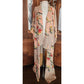 Vintage 1960s Traditional Japanese Silk Kimono Robe Floral Jacquard