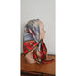 Vintage 40s Silk Scarf Italian Renaissance Painting Venice Port Ships Carpaccio Marshall Field