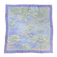 Vintage Dior Silk Print Scarf Monet Water Lilies Giverny