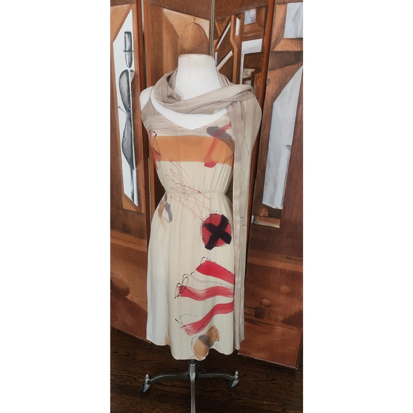Vintage Silkprint Summer Dress by Nicole Ltd.