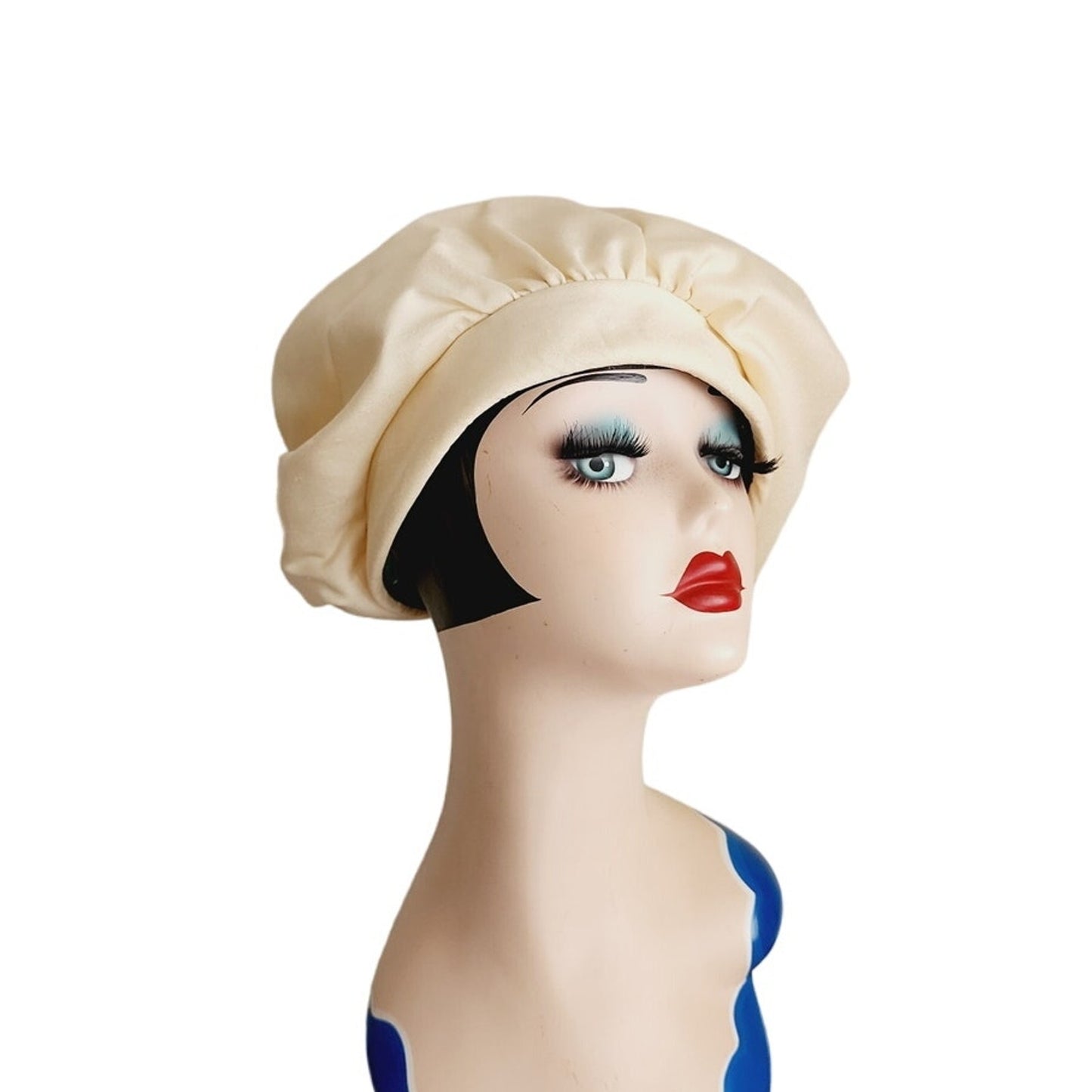 Vintage 60s Tam Hat in  Off White in Cream Amy New York for Marshall Fields