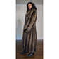 Vintage 1970s Fur Coat Silver Tipped Raccoon Womens Large / Mens Medium