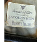 Vintage 50s Jacques Heim Couture Dress Olive Green Wool