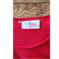 Vintage 90s Red Party Dress Long Bodycon Sheer Panels / Halla / S