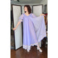 Vintage 60s Peignoir Purple Nylon Slip Dress + Robe Jenelle