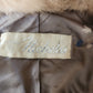 Vintage 50s Blonde Mink Fur Wrap Audrey Monogram