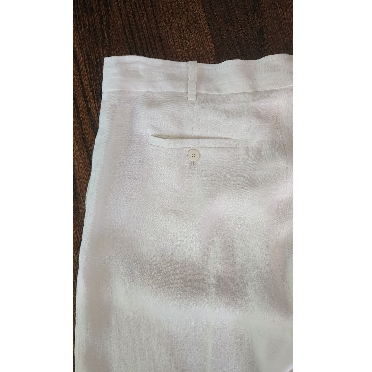 Vintage 2000s Max Mara Weekend Linen Pants White Trousers / Medium