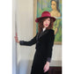 Vintage 70s Tuxedo Style Maxi Dress + Jacket Set Black Velvet Joseph Stein Muriel Reade