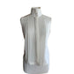 Chanel 2006 White Pleated Blouse Sleeveless Cotton Silk / M
