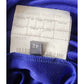 2010 Bodycon Dress Electric Blue Alexander McQueen Sculptural Ruffles Small