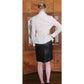 Vintage 90s Jil Sander White Structured Cotton Blouse Shirt Italian Size 40