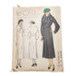 Vintage 30s Sewing Pattern ORIGINAL: Ladies Coat McCall 8502 / Bust 34