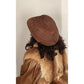 Vintage Brown Suede Hat Overlander Australian Cowboy