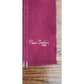 Vintage Mens Scarf Pierre Cardin Burgundy Red