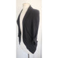 Vintage Eileen Fisher Blazer Black Silk Jacket Petite Minimalist