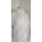 Vintage 90s Escada Sport Shirt White Diagonal Stripe Blouse / M