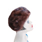 Vintage 1950s Mink Fur Hat Brown Tam Saks Fifth Avenue Rounded Crown Millinery Salon