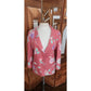 Vintage 80s Ungaro Parallèle Blazer Pink Floral Cotton Print Jacket