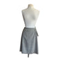 Vintage Dries Van Noten Wool Skirt Houndstooth Pattern w/ Belt Sash / Medium