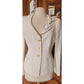 Vintage 2004 ARMANI Blazer in Cream Off White w/Bow Fitted Jacket / Large