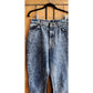 Vintage 80s Lee Riders Jeans Acid Wash Blue