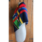 Vintage YSL Silk Scarf Large Square Foulard Yves Saint Laurent Geometric Print 70s 80s