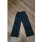 RARE Vintage 1990s Sonia Rykiel Kids Jeans Enfant Girls Childrens Pants Floral Embroidery Black Denim Flares