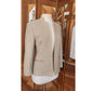 Vintage 1970s Bally Blazer Beige Wool Band Collar Jacket Medium
