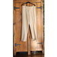 Vintage 30s Mens Pants Slacks Cream Wool 30x30