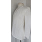 Vintage 90s GIORGIO ARMANI BLACK LABEL Jacket White Linen Blazer / Medium