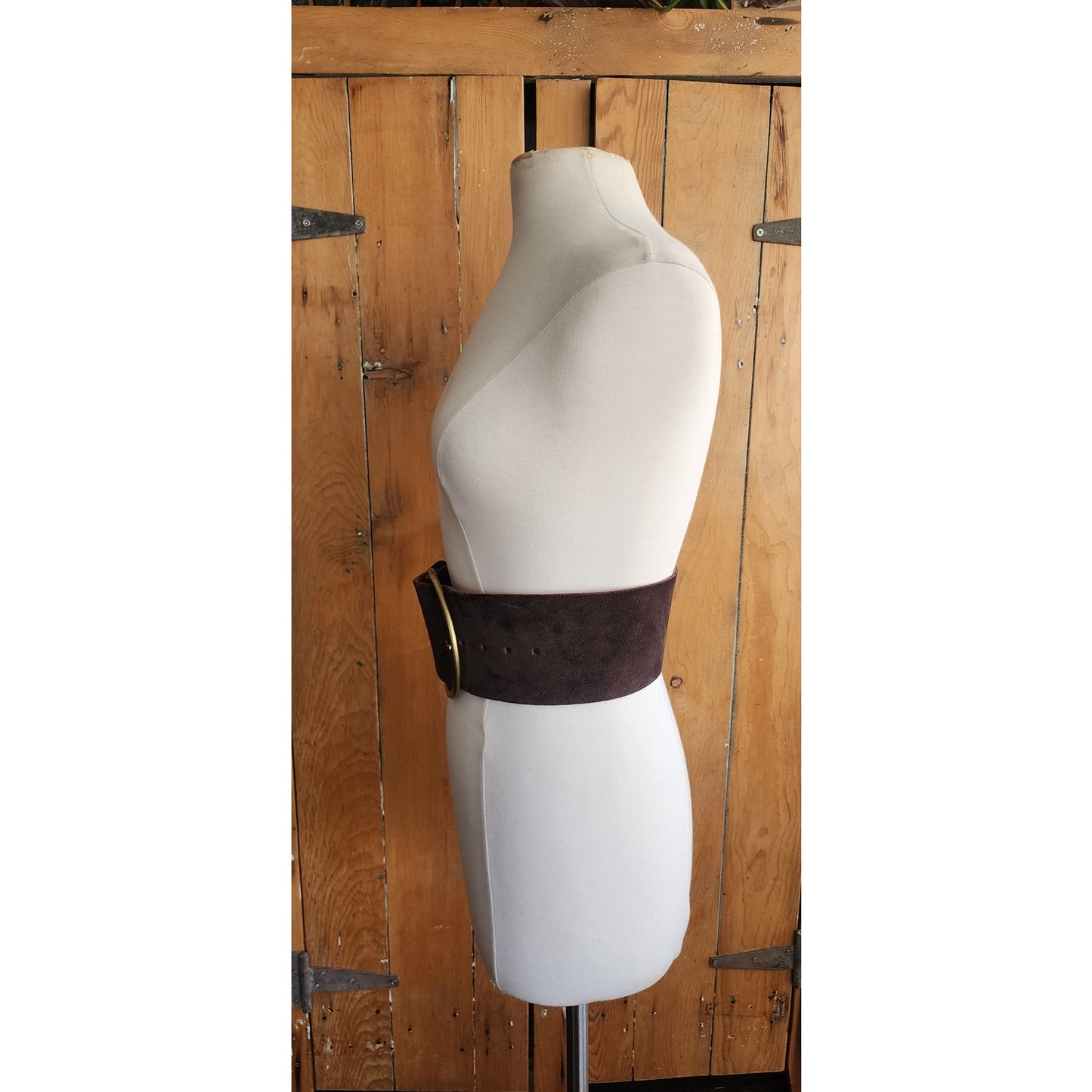 Miu Miu Wide Belt Brown Suede Size Small 2013