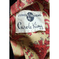 Vintage 50s Orange Paisley Print Midi Dress Carole King Junior Fashions / XS