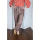 Vintage 80s Jaeger Pants Brown Plaid Wool Pleated Trousers / S