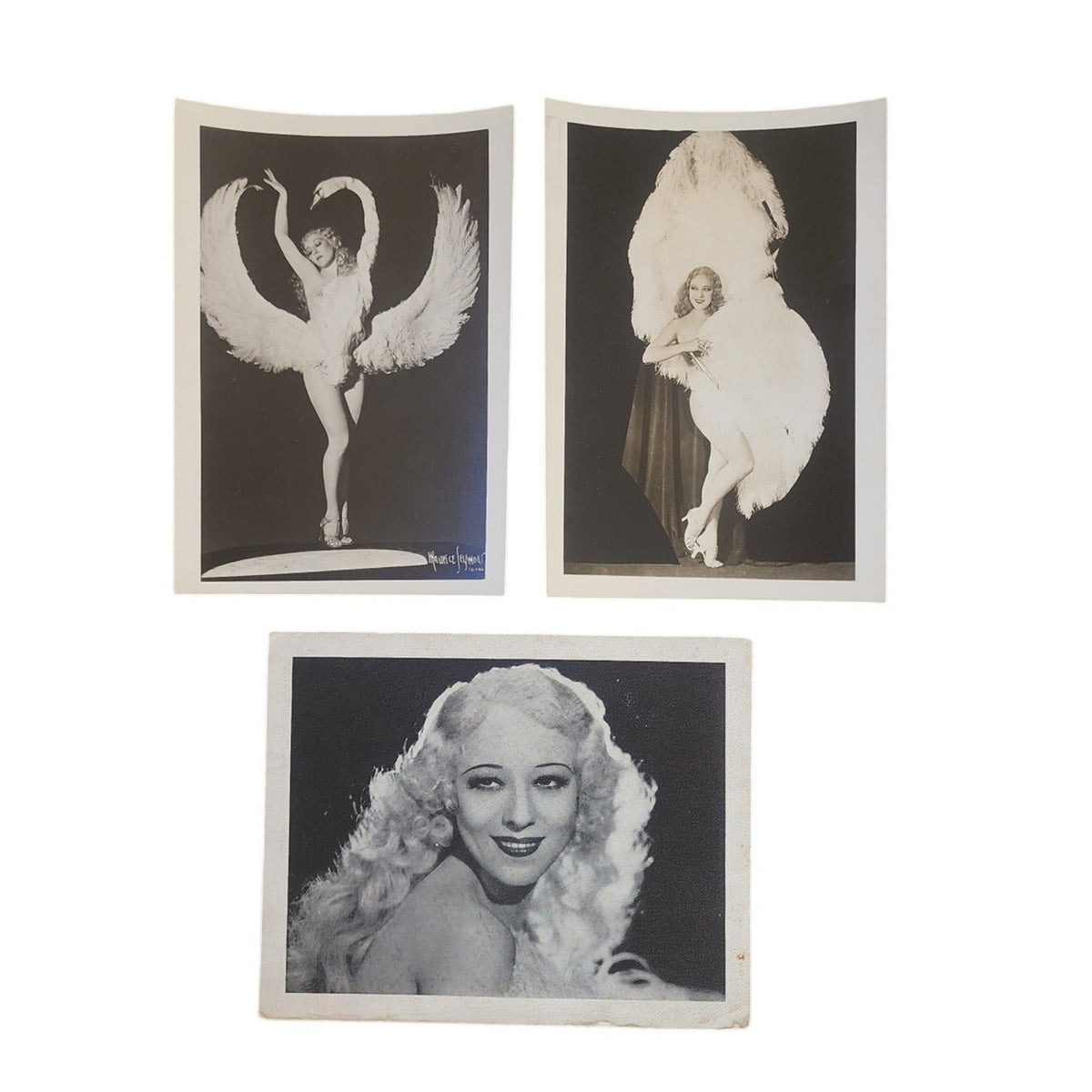 Vintage Photographs Sally Rand Chicago Burlesque Fan Dancer Pin-Up 1930s